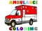 Spill Ambulance Trucks Coloring Pages online