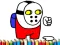 Spill Space Dude Coloring Book online