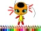 Spill Back To School: Dotted Girl Coloring online