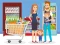 Spill Happy Shopping Jigsaw online