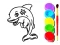 Spill Dolphin Coloring Book online