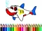 Spill Back To School: Shark Coloring Book online