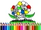 Spill Back to School: Flowers Coloring online