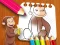Spill Curious George Coloring Book online