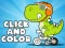 Spill Click And Color Dinosaurs online