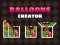 Spill Balloons Creator online