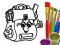 Spill Back To School: School Bag Coloring Book online