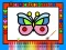 Spill Color and Decorate Butterflies online