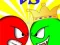 Spill Red ball vs green king online