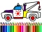 Spill Back To School: Trucks Coloring online