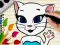 Spill Talking Angela Coloring Book online