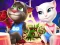 Spill Talking Tom and Angela Coloring online