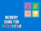 Spill Memory Game for Childrens online