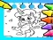Spill Magical Unicorn Coloring Pages online