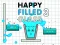 Spill Happy Filled Glass 3 online