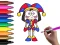 Spill Pomni Coloring Time online