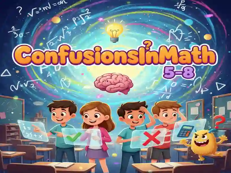 Spill ConfusionsInMath 5-8 online