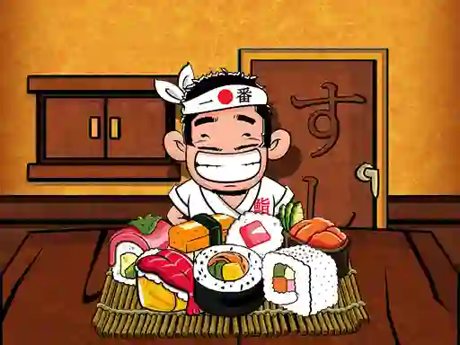 Spill Sushi Matching online