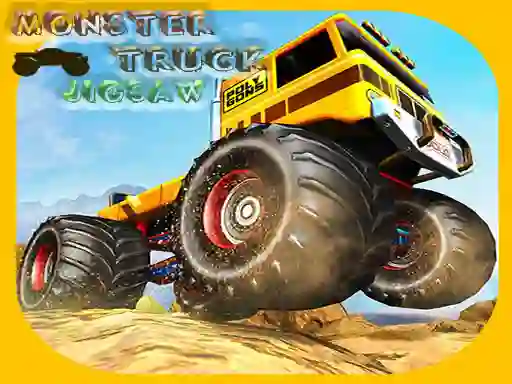 Spill Monster Trucks Jigsaw online