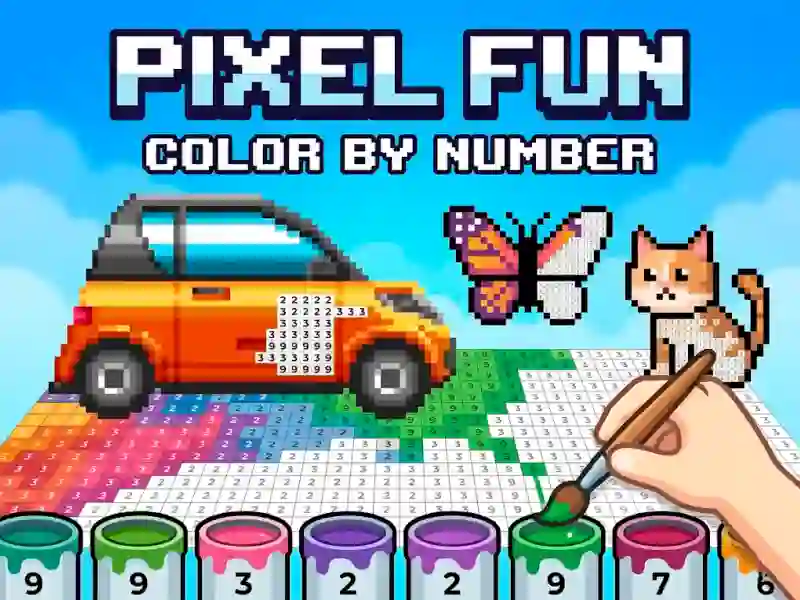 Spill Pixel Fun Color By Number online