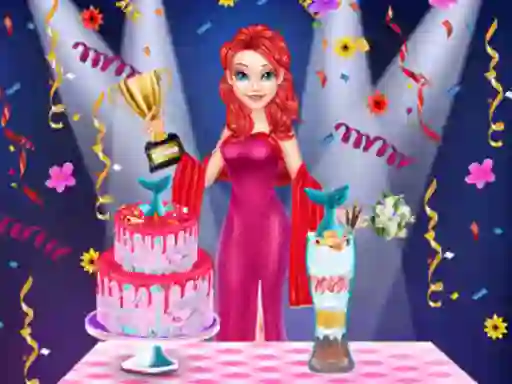Spill Mermaid Cake Cooking Design online