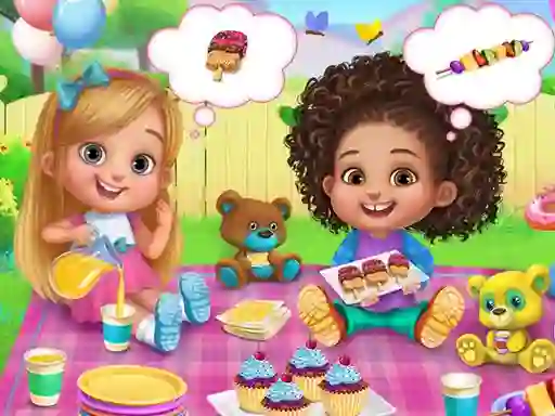 Spill Babysitter Party Caring Games online