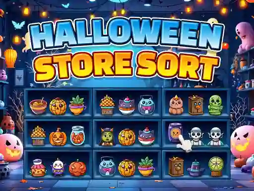Spill Halloween Store Sort online