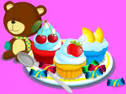 Spill Cooking Colorful Cupcakes online