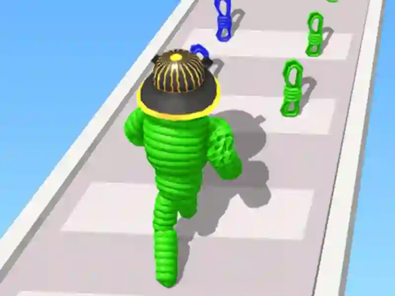 Spill Rope-Man Run 3D online