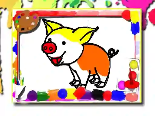 Spill Pigs Coloring Book online