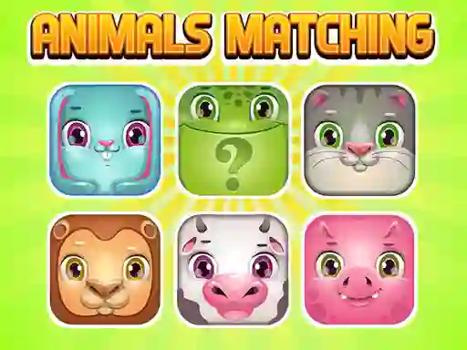 Spill Animals Memory Matching online