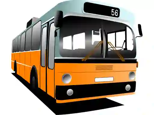 Spill Cartoon Bus Puzzle online