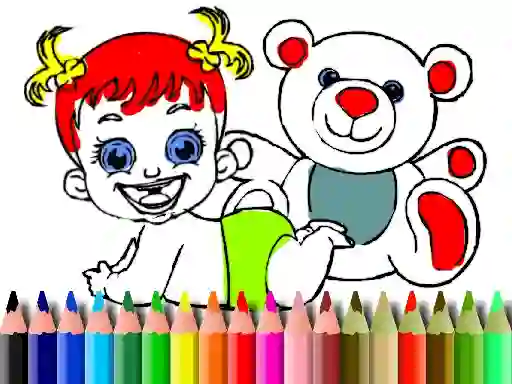 Spill Back To School: Baby Doll Coloring online