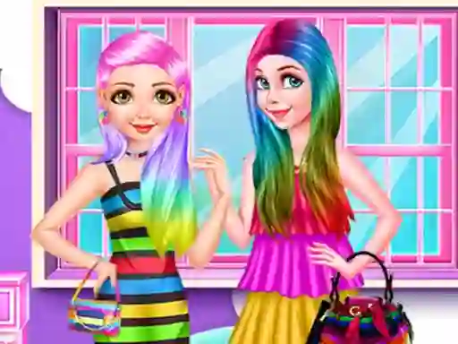 Spill Princess Rainbow Look online