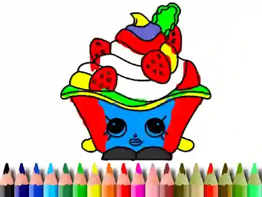 Spill Back To School: Cake Coloring Book online