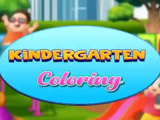 Spill Kindergarten Coloring online