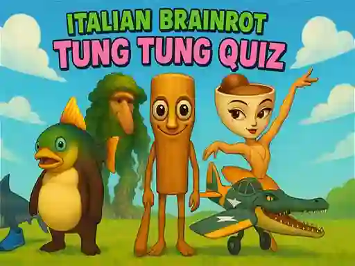 Spill Italian Brainrot tung Tung Quiz online