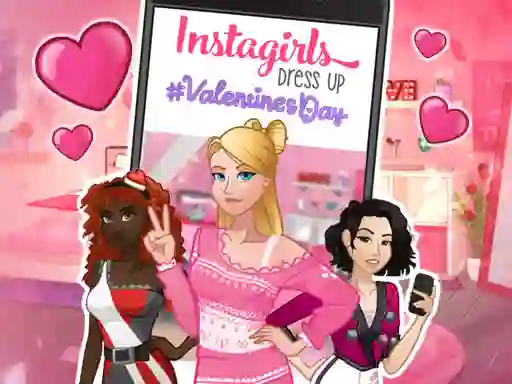 Spill Instagirls: Valentine Dress Up online