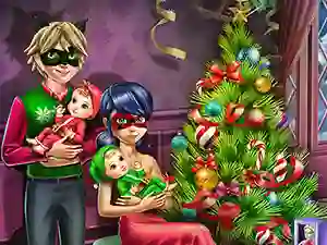 Spill Dotted Girl Family Christmas online