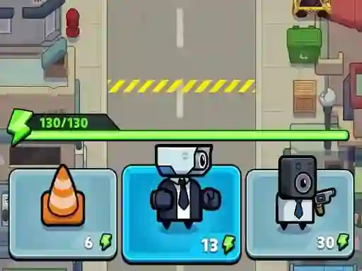 Spill Toilet fight Police vs zombie online