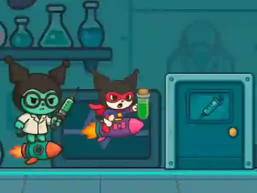 Spill Kitty Kuro Lab Escape online