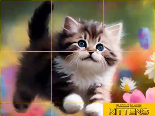 Spill Puzzle Sliding Kittens online