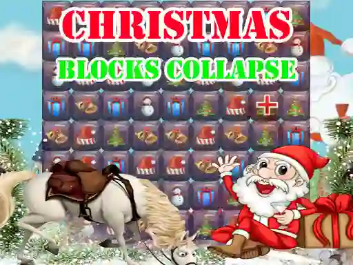 Spill Christmas Blocks Collapse online