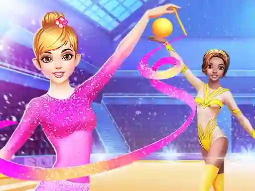 Spill Gymnastics Girls Dress Up Game online