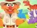 Spill 123 Sesame Street: Ernie's Dinosaur Day Care online