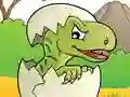 Spill Dino Coloring Game online
