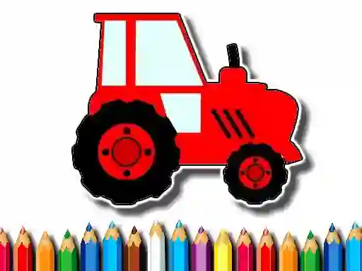 Spill Easy Kids Coloring Tractor online