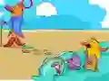 Spill Cartoon Birds Differences online