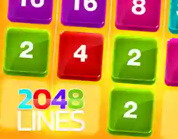 Spill 2048 Lines online