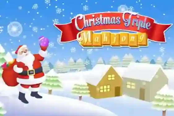 Spill Christmas Triple Mahjong online